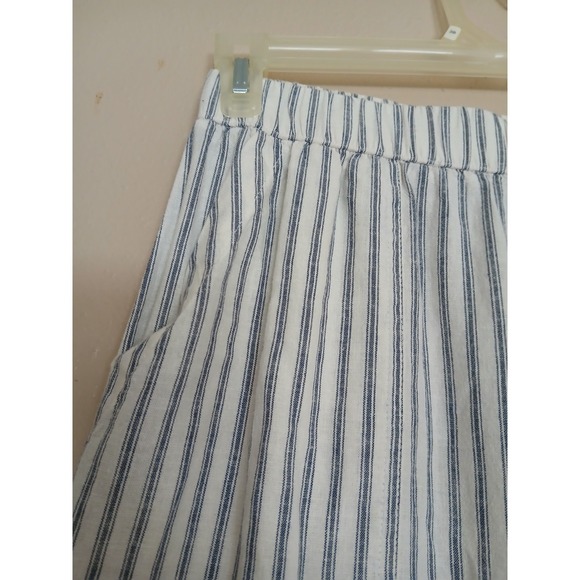 Marine Layer Pants Small Allison Linen Hemp Wide Leg Pull On Cottage Boho Beach - Picture 5 of 13